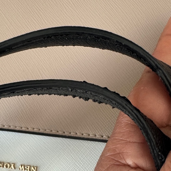 Kate Spade Bundle- Tan and Black Tote and Kate Spade Notebook - Picture 8 of 15